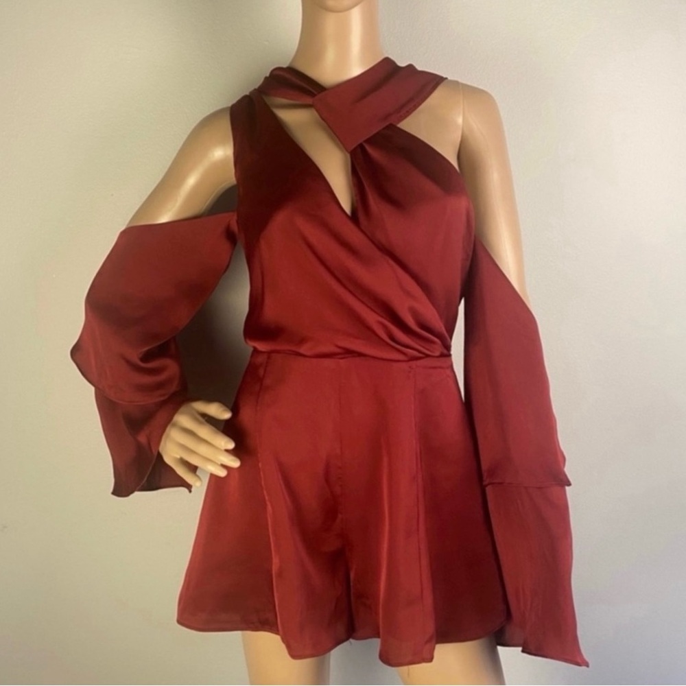 NEW KEEPSAKE THE LABEL COLD-SHOULDER ROMPER - Picture 2 of 8
